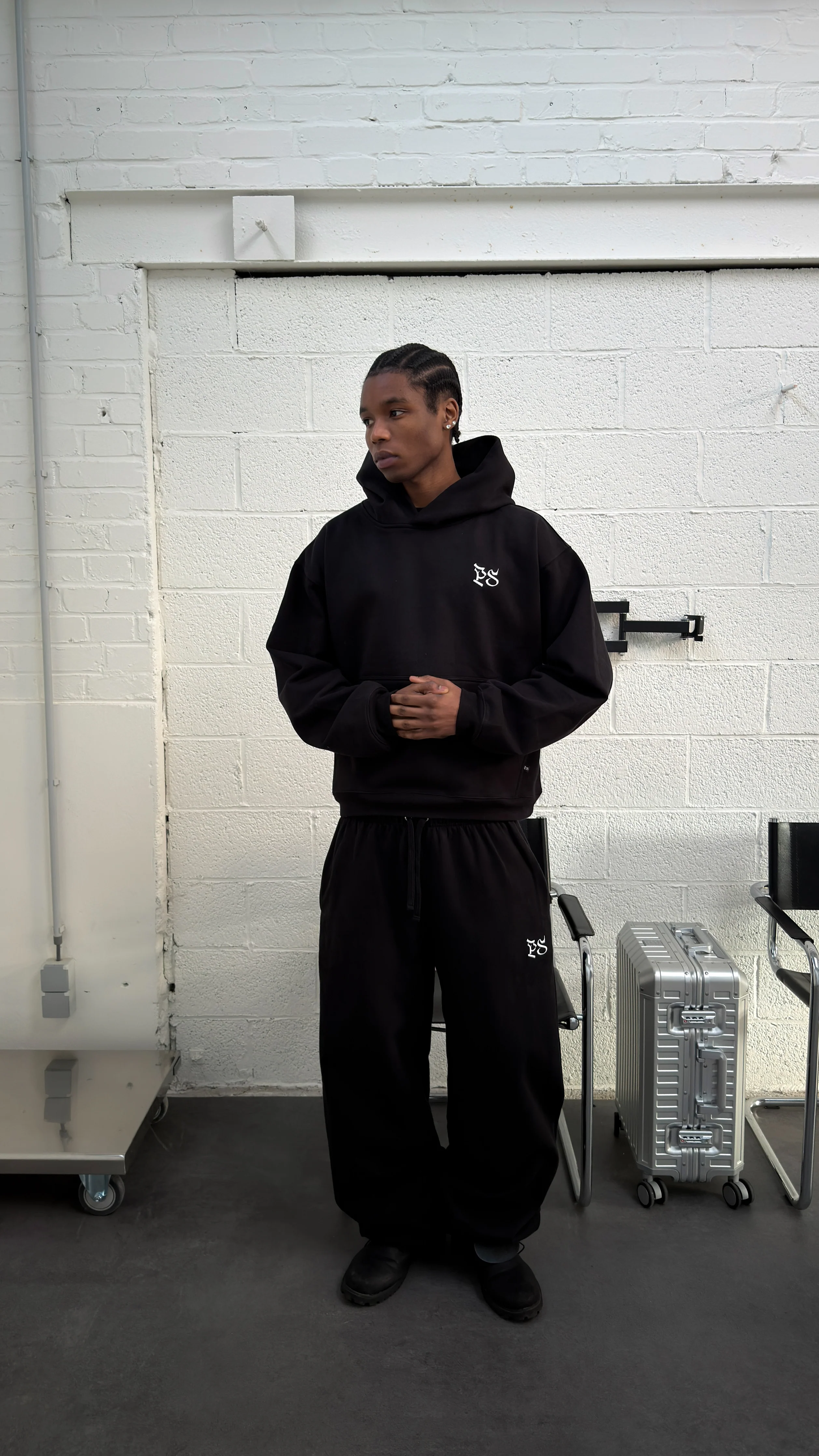 BLACK BAGGY TROUSER - Image 3