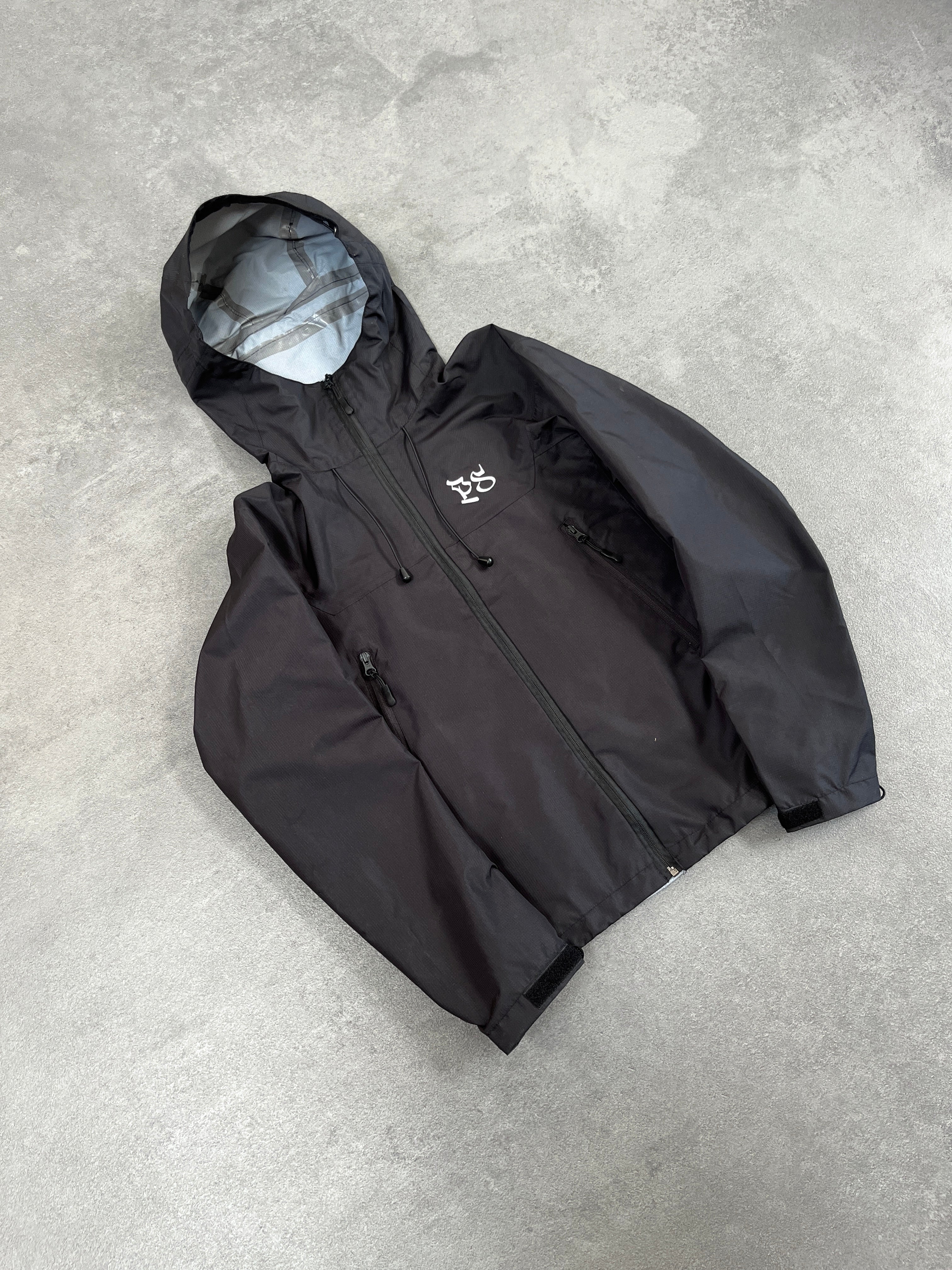 BLACK RIPSTOP RAIN JACKET - Image 2