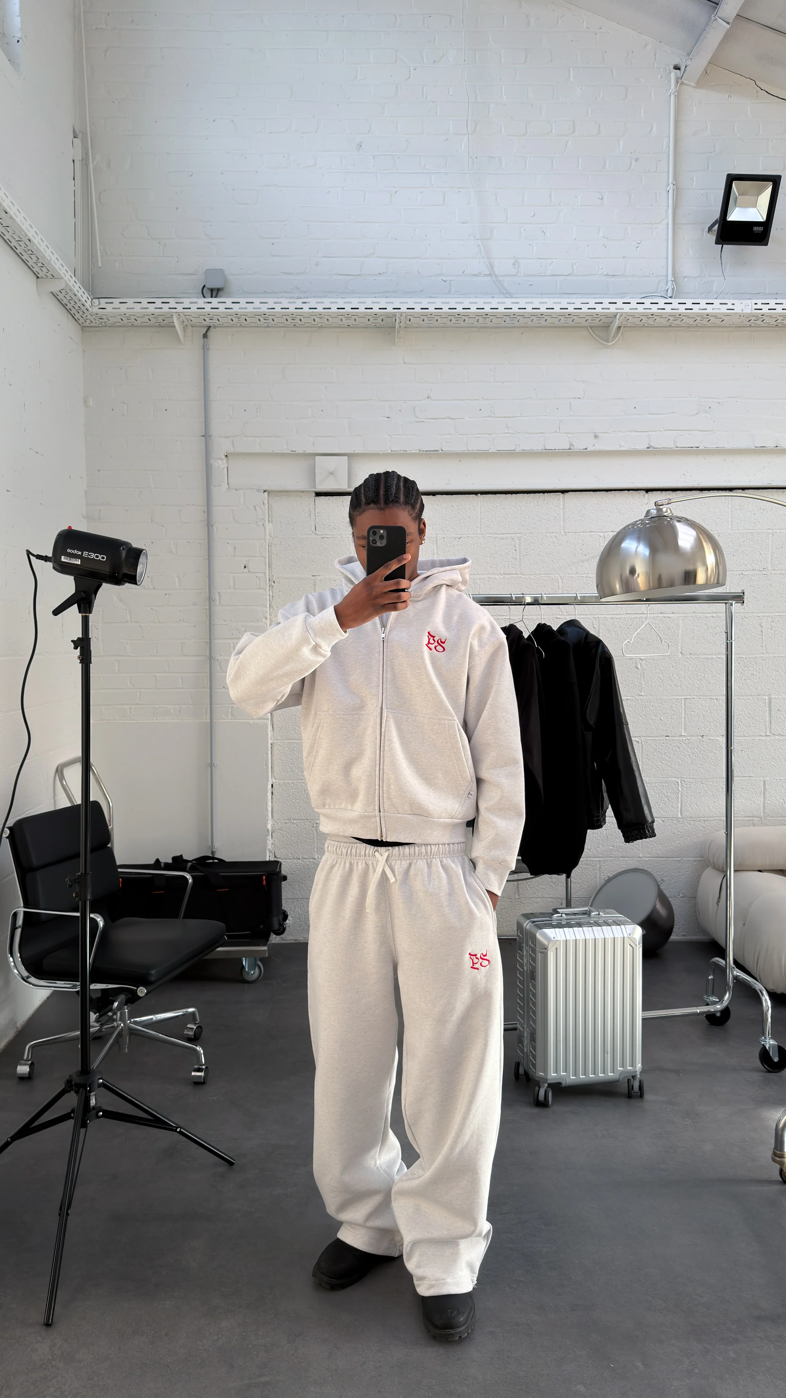 LIGHT GRAY BAGGY TROUSER - Image 4