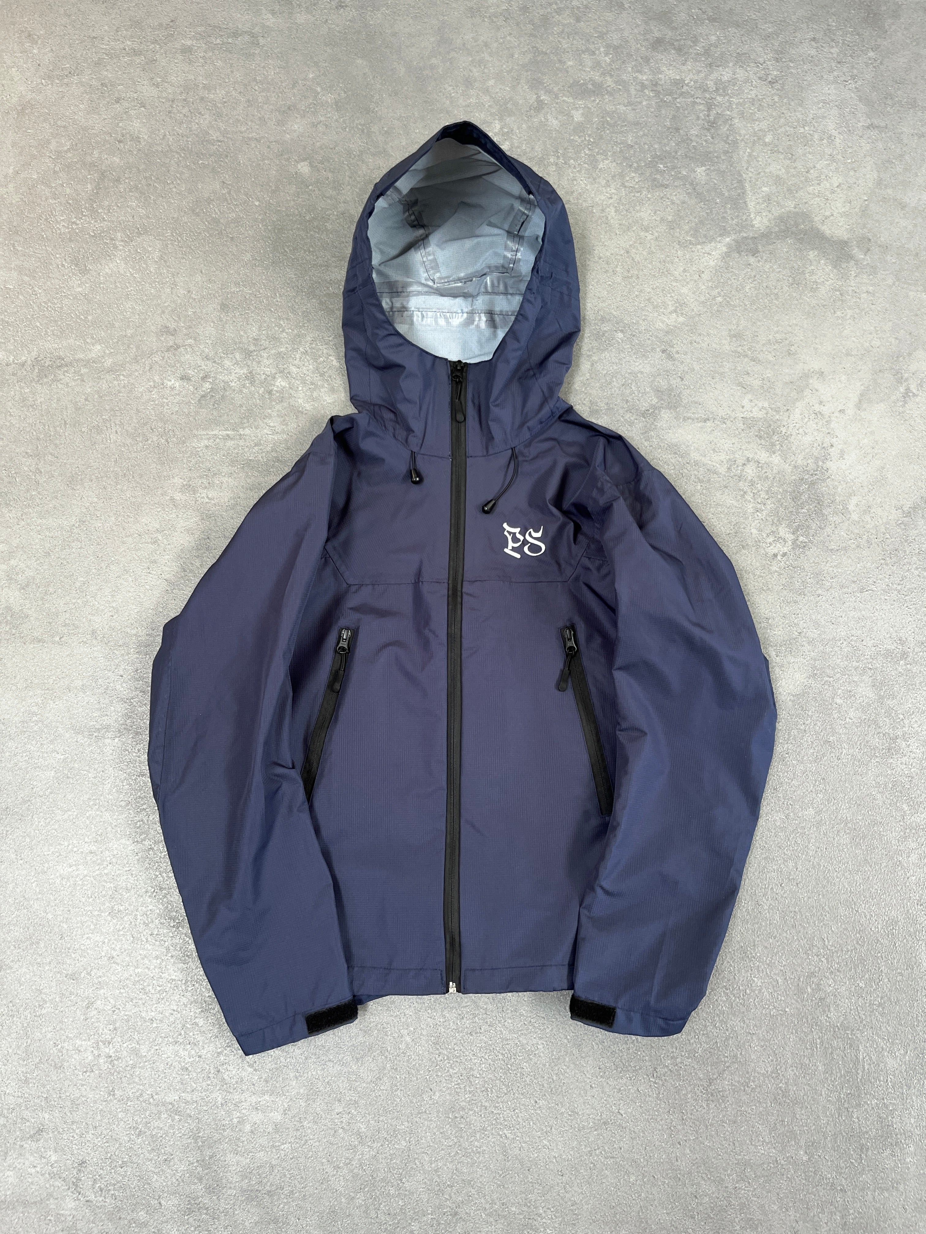 NAVY RIPSTOP RAIN JACKET