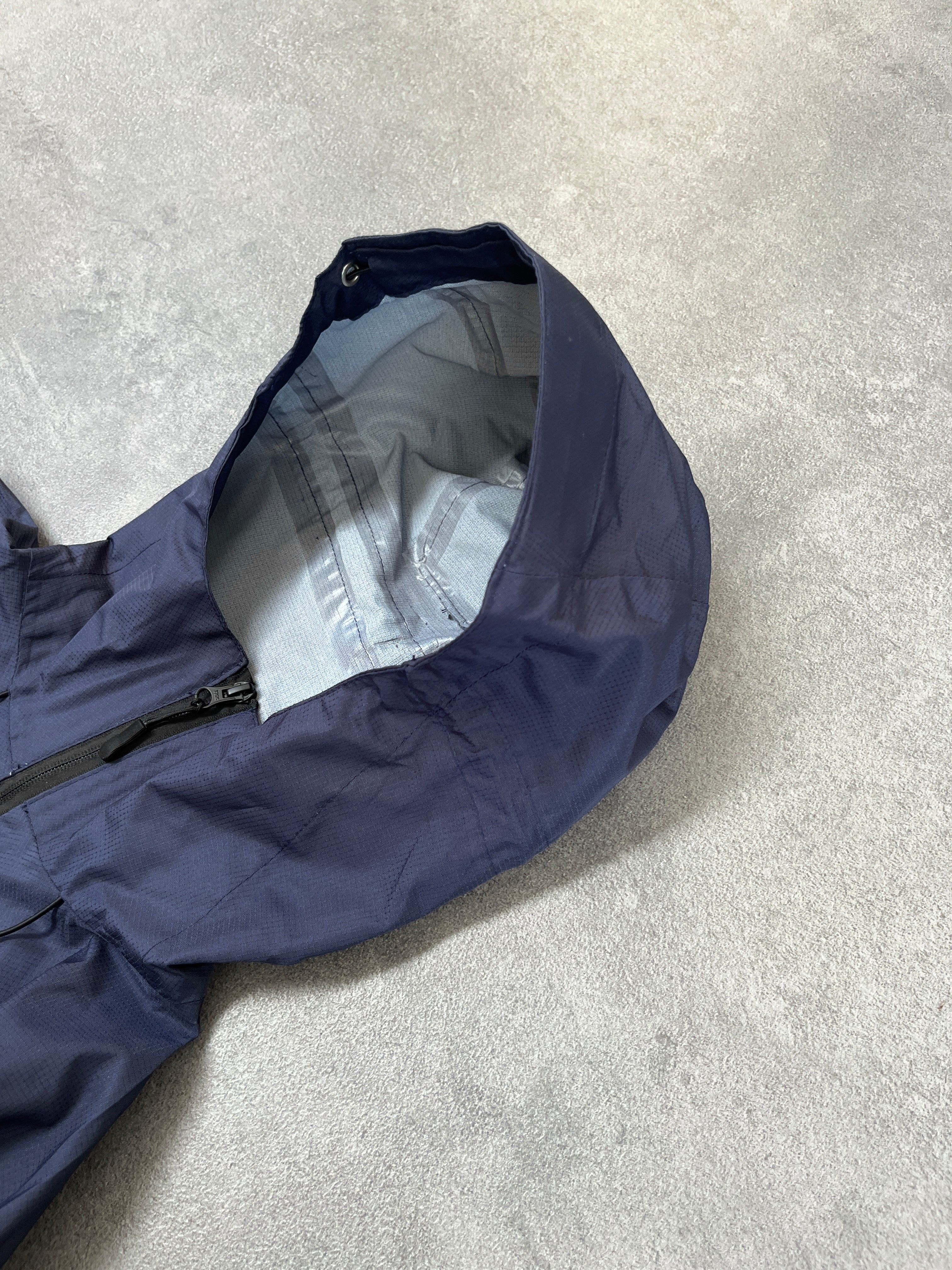 NAVY RIPSTOP RAIN JACKET - Image 4