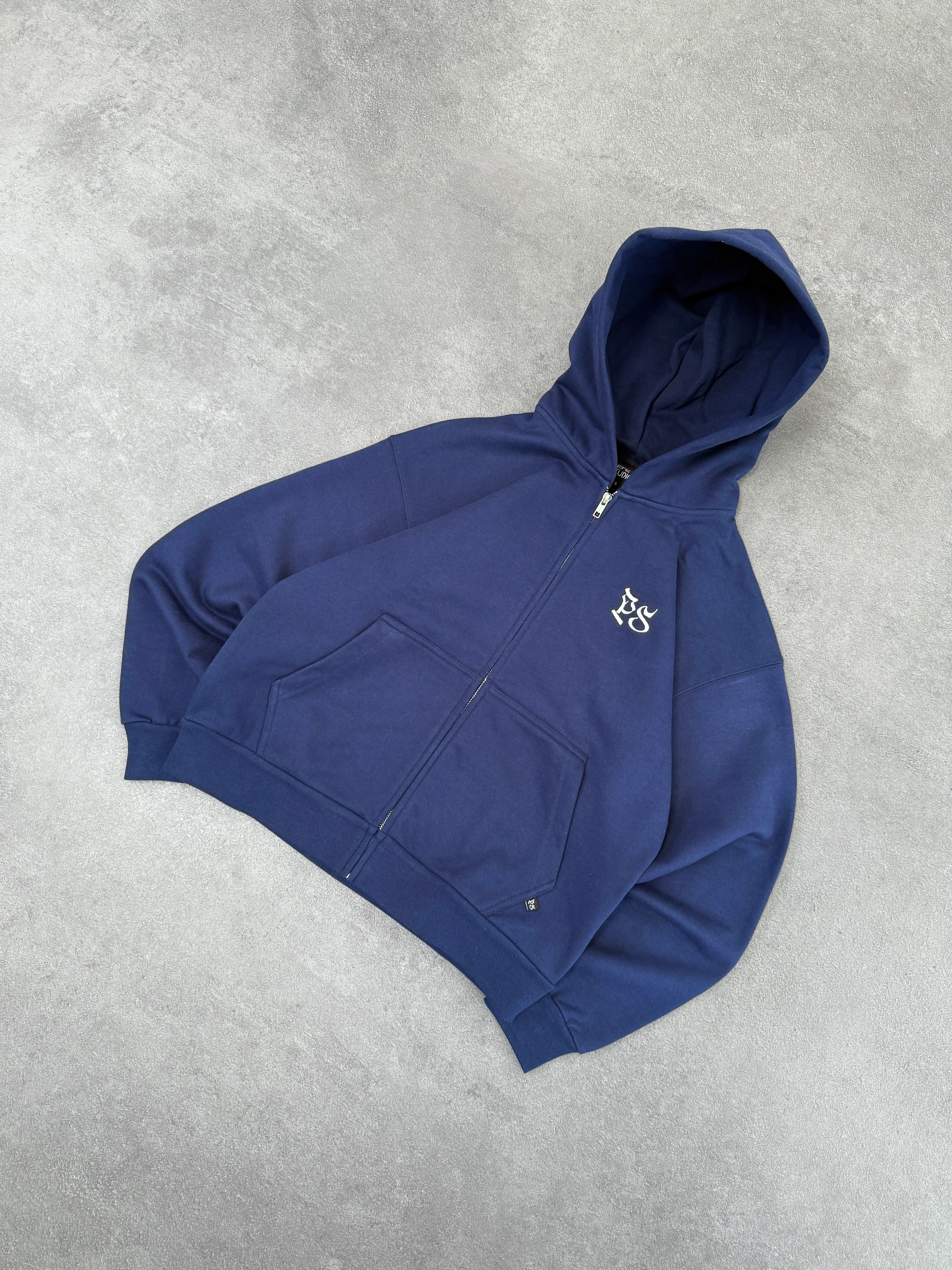NAVY ZIP-HOODIE - Image 3
