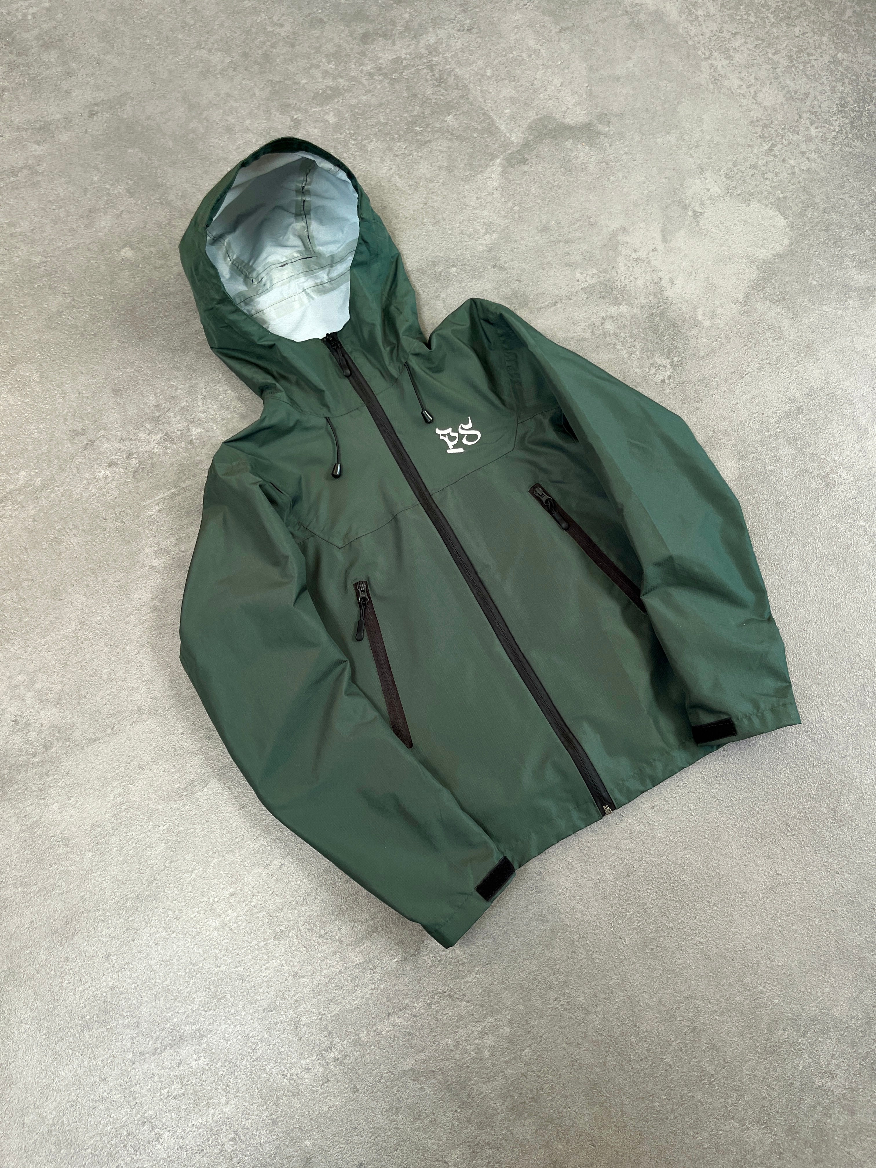 PINE GREEN RIPSTOP RAIN JACKET - Image 2